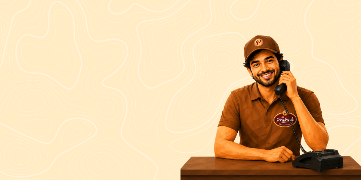 Prakash Sweets employee on call